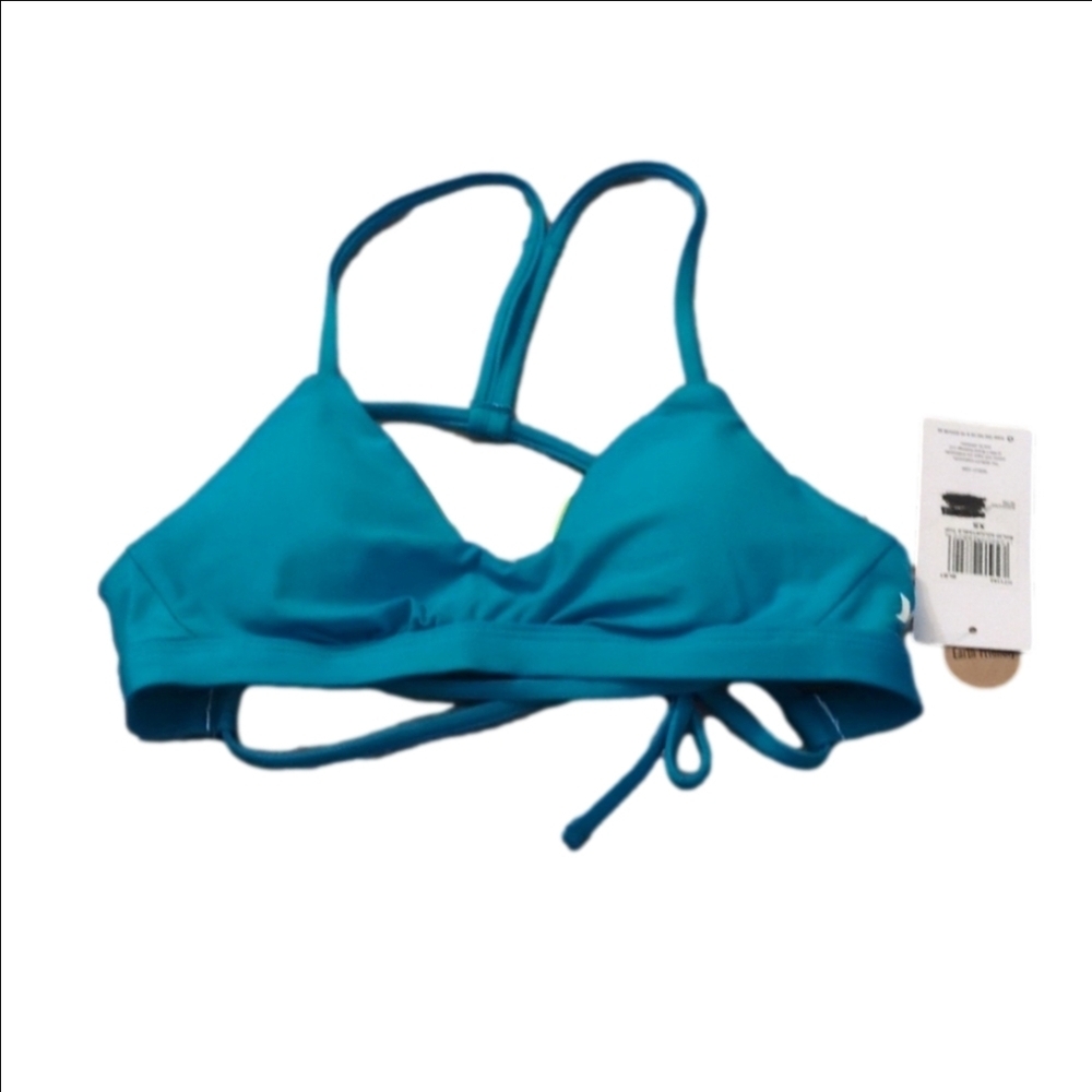 Hurley solid adjustable bikini top size XS